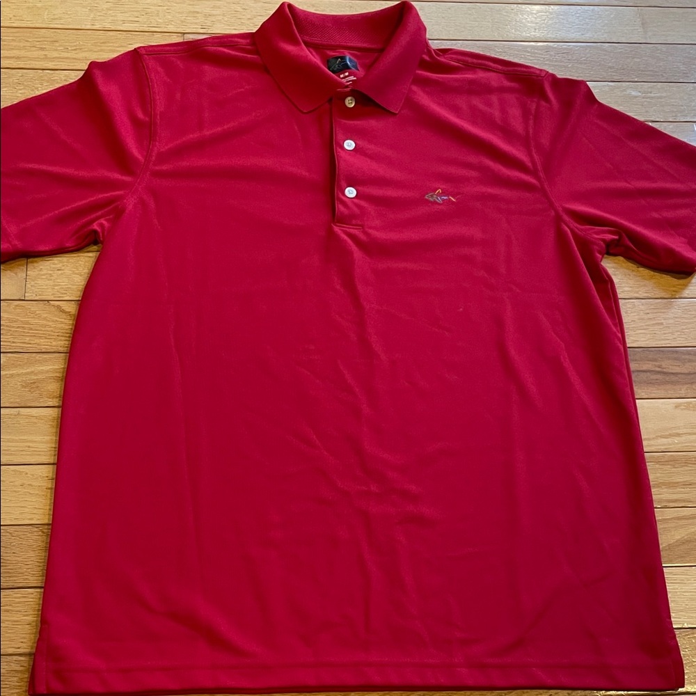 Greg Norman Collection Vibrant Red Polo Shirt